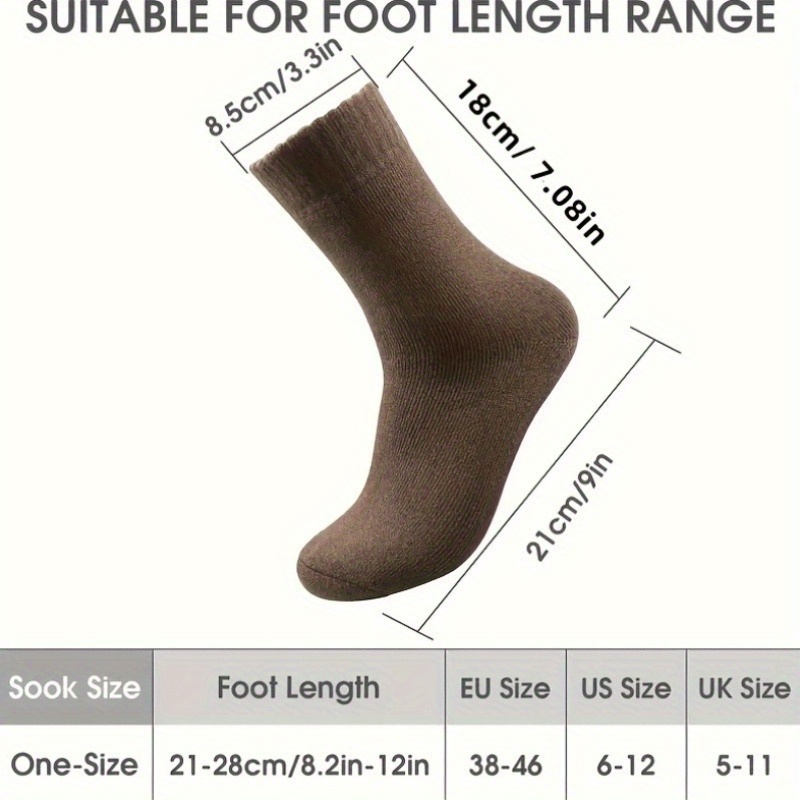 1 Pair Winter Thick Men's Snow - đánh giá và giá Thermal Sock Winter