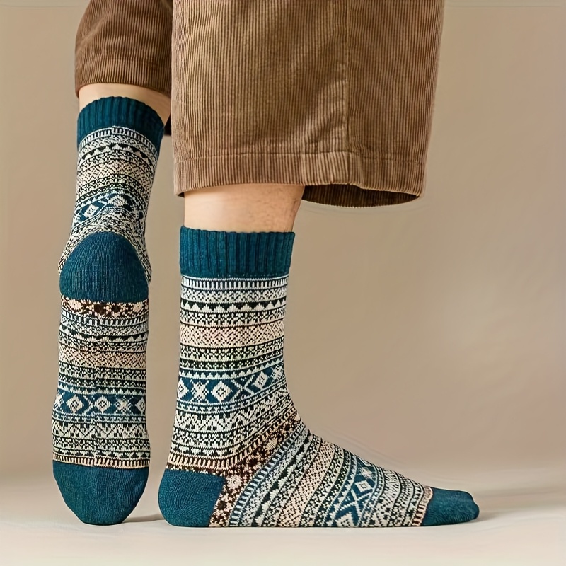 5 Pairs of Winter Retro Thick  - đánh giá và giá Compression Sock Medical